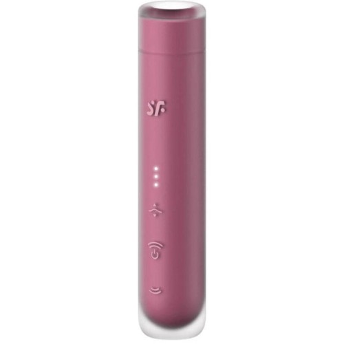 SATISFYER - ESTIMULADOR DE CLITÃRIS FIRST KISS WAVE GARNET